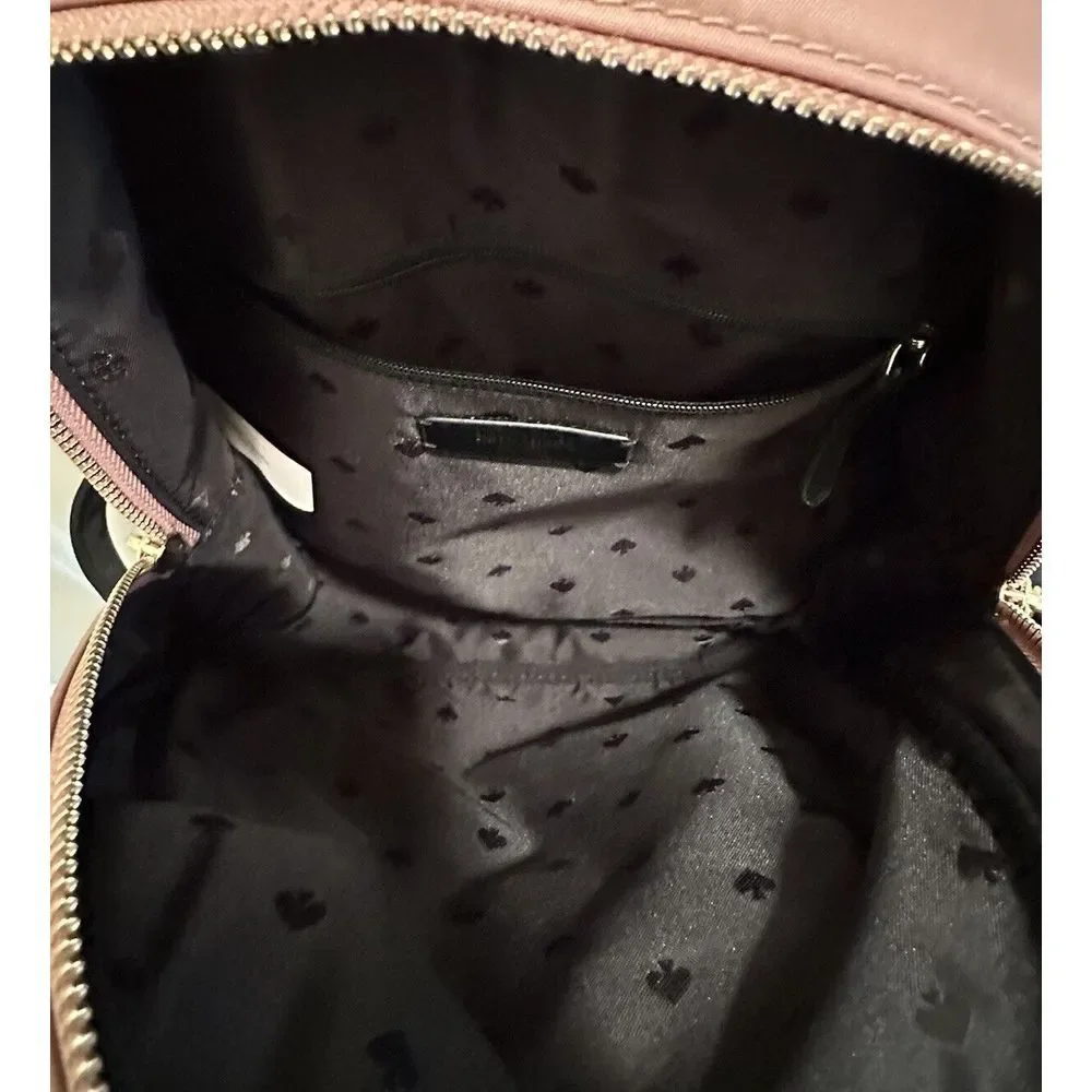 Kate Spade Medium Backpack Dusty Pink‎ with Black Strap NWOT